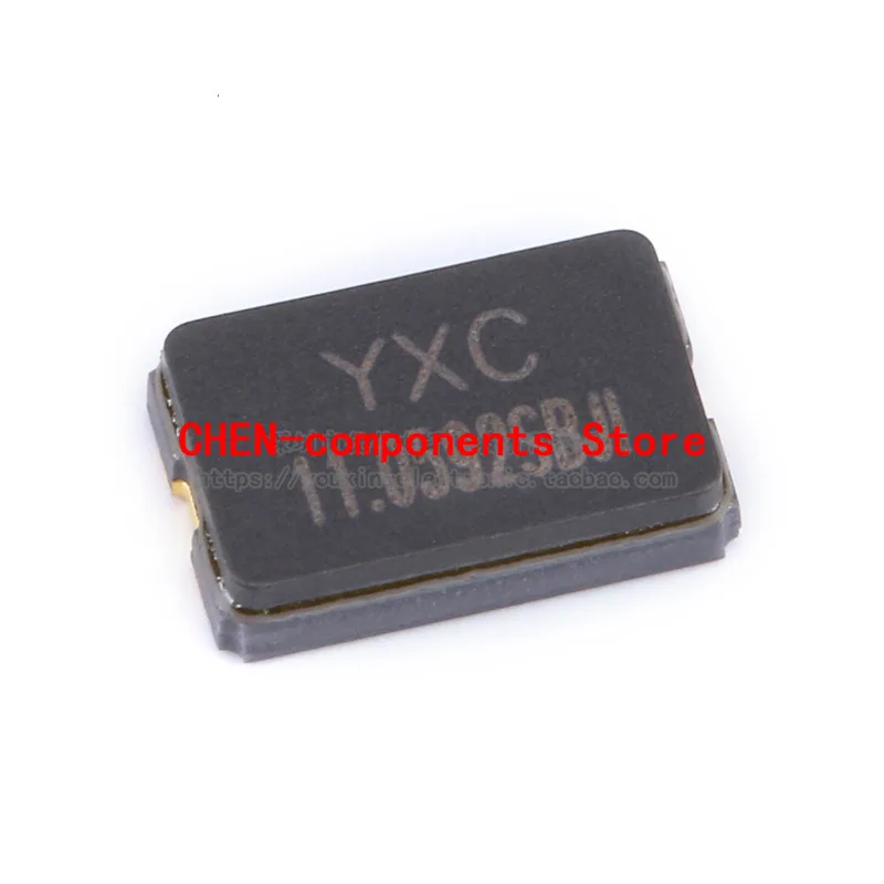 

5 шт. SMD пассивный кристалл 11,0592 МГц 10PPM 20pF X5032110592MSB2GI 2 фута