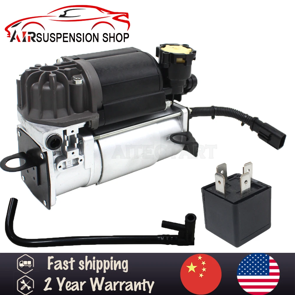 

Suspension Compressor + Air Pipe For Mercedes Benz W220 W221 Airmatic Ride Shock Pump 2203200104 2113200304 220 320 0104