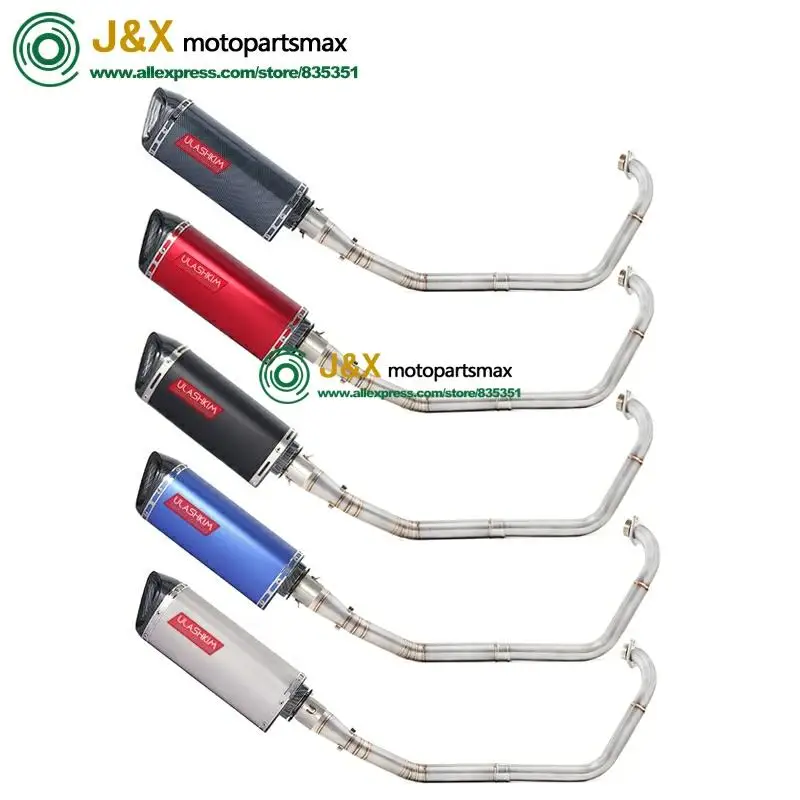 Полная выхлопная система мотоцикла Escape slip on для yamaha YZF R15 MT15 MT-15 2008- средняя труба глушителя DB-Killer