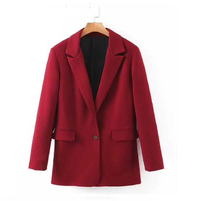 vintage red blazer