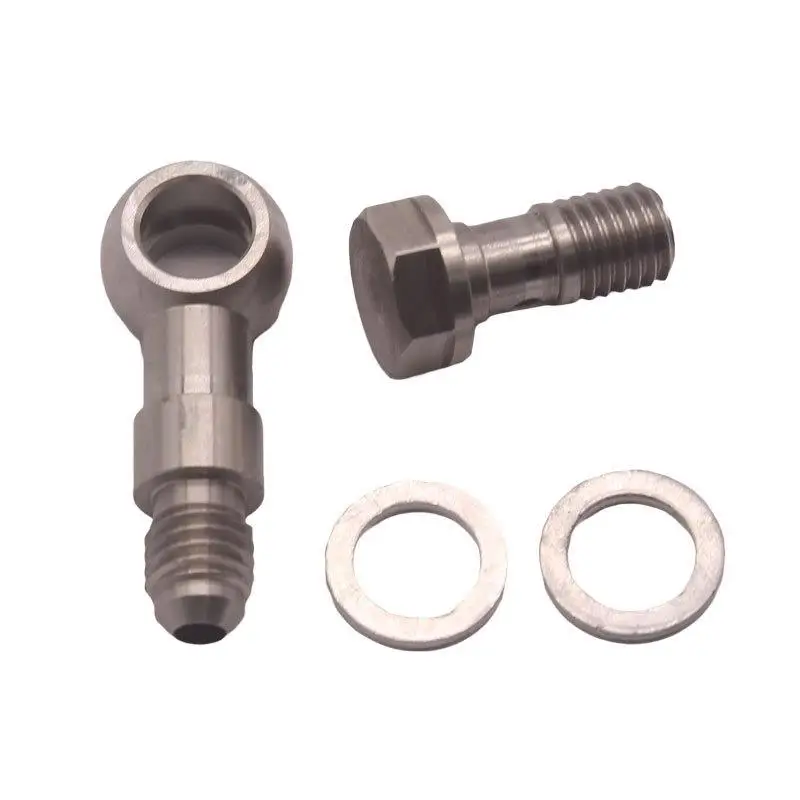Комплект болтов банджо турбо подача масла Garrett M10X1.5 mm / 4AN + 1 8mm ограничитель TD04/05 |