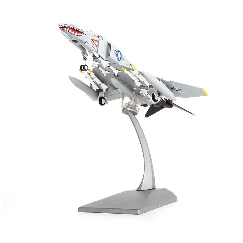 1/100 масштабная военная модель F-4 Phantom II VF-84 истребитель Джолли Роджерс литой металлический самолет модель игрушки для мальчиков коллекция подарок