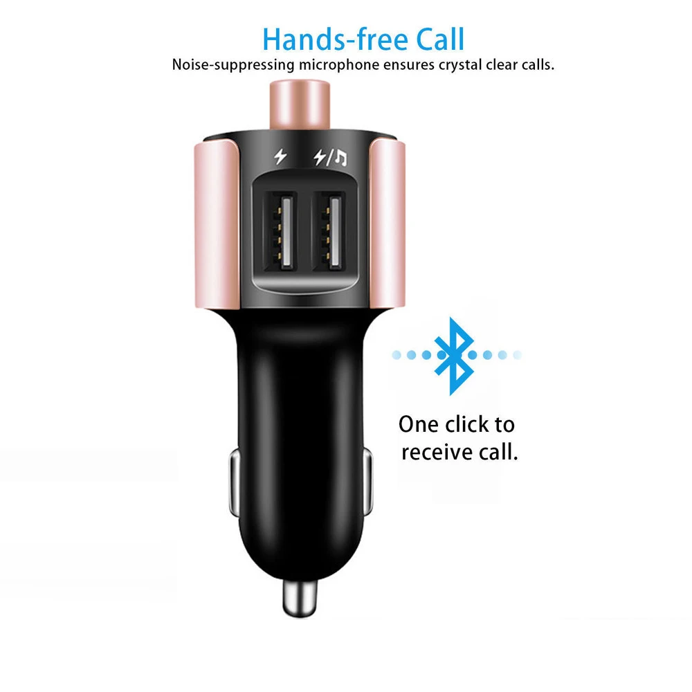 Bluetooth беспроводной Hands-Free автомобильный fm-передатчик MP3 lcd USB зарядное устройство 2.5A плеер прочный и практичный