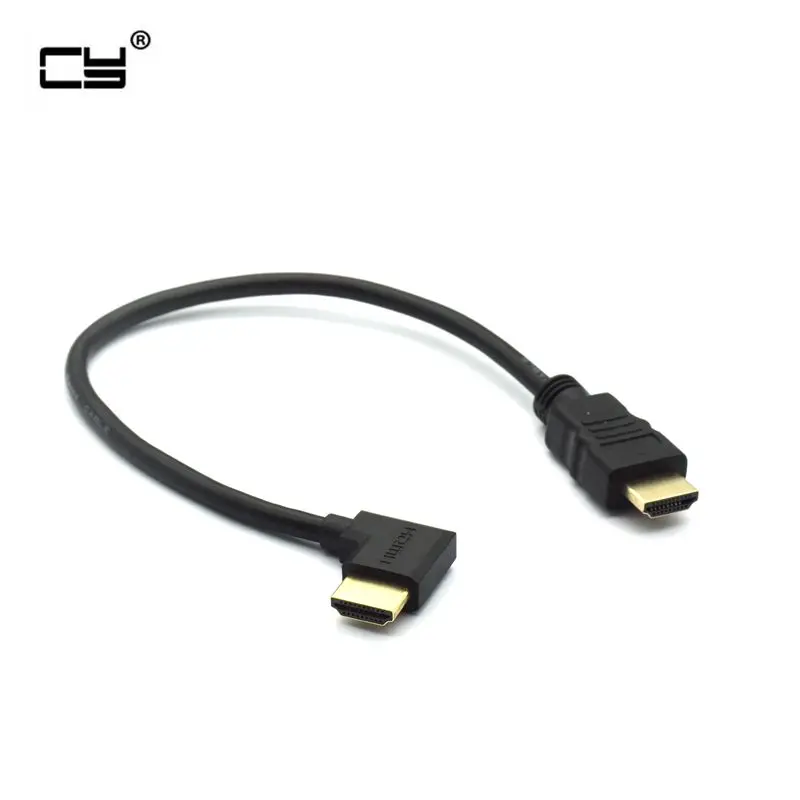 HDMI 2 0 A Мужской к v2.0 прямоугольный 90 градусов мужской HD удлинитель v Угловой кабель