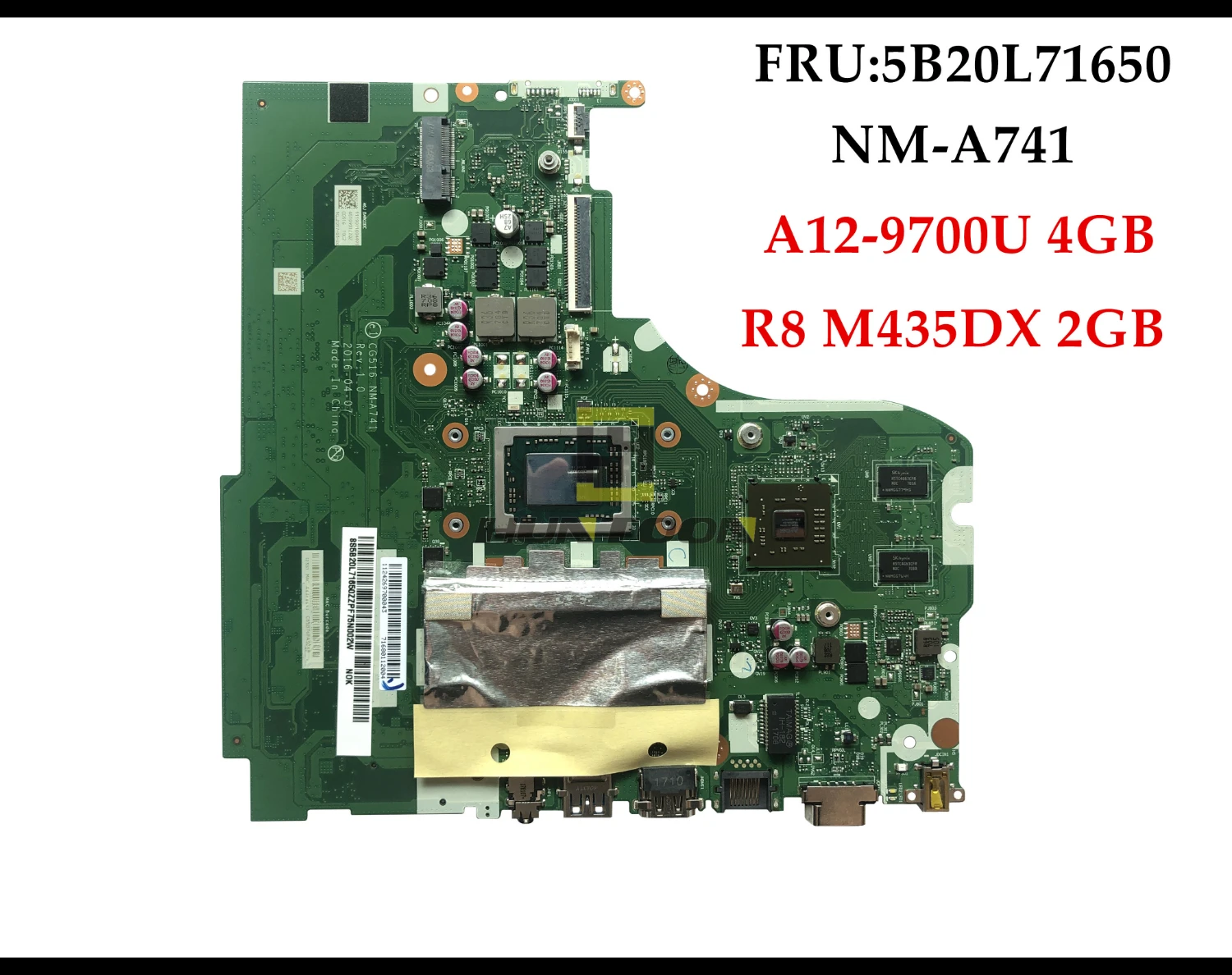 Высокое качество FRU 5B20L71650 для Lenovo Ideapad 310-15ABR материнская плата CG516 NM-A741 4 Гб R8 M435DX 2