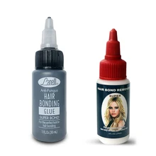Профессиональный 1 унция 30 мл 2 Бутылки Клей для склеивания волос или средство для удаления волос для наращивания волос