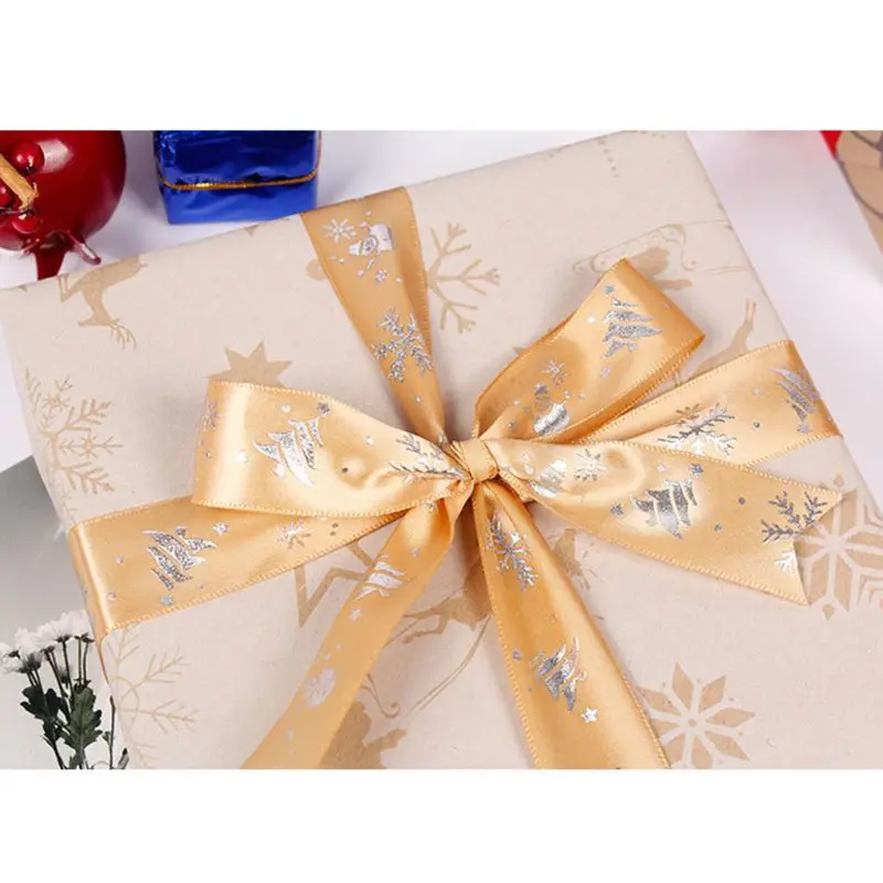 5 шт рождественские подарочные упаковочные бумажные вечерние упаковочные материалы C63B