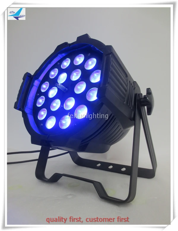 

4pcs zoom led par can light 18x10w RGBW 4 in 1 led par zoom stage studio lighting