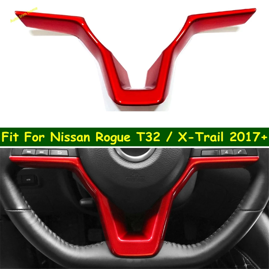 Кнопка рулевого колеса Lapetus Обложка рамы обшивка подходит для Nissan Rogue T32 / X-Trail