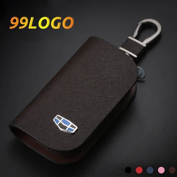 

Leather Car Remote Key Case Bag Cover Shell Wallet For Jeep Audi BMW Mercedes FIAT Opel Nissan Toyota Volkswagen Skoda Honda KIA