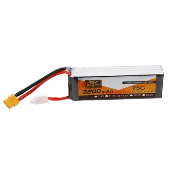 

1/2/4PCS ZOP Power 14.8V 3200mAh 75C 4S Lipo Battery XT60 Plug for RC Airplane DIY Accessories Replacement Parts