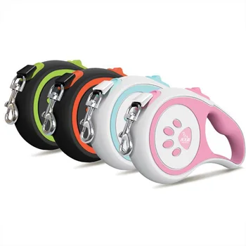 

5M Traction Rope Walking Running Leash for Puppy Small Medium Dogs Automatic Retractable Lead Extending Nylon Belt Cat Tape