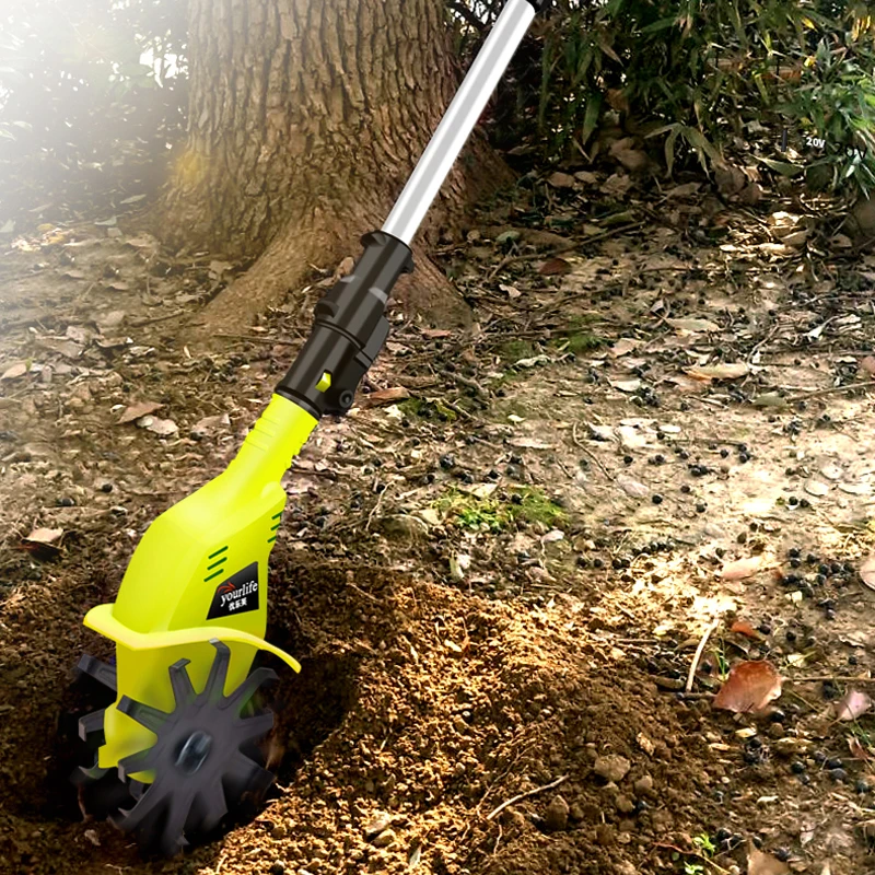 20V Handheld Electric Ripper Cultivator Garden Rotary Small Weeder