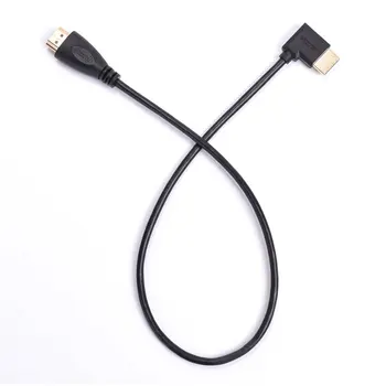 

Left Angled 1ft Male To Male HDMI Cable Cord HDMI Straight Head Turn Left Bend Cable 0.3 Meters for HD-DVD Game Machines HDTV