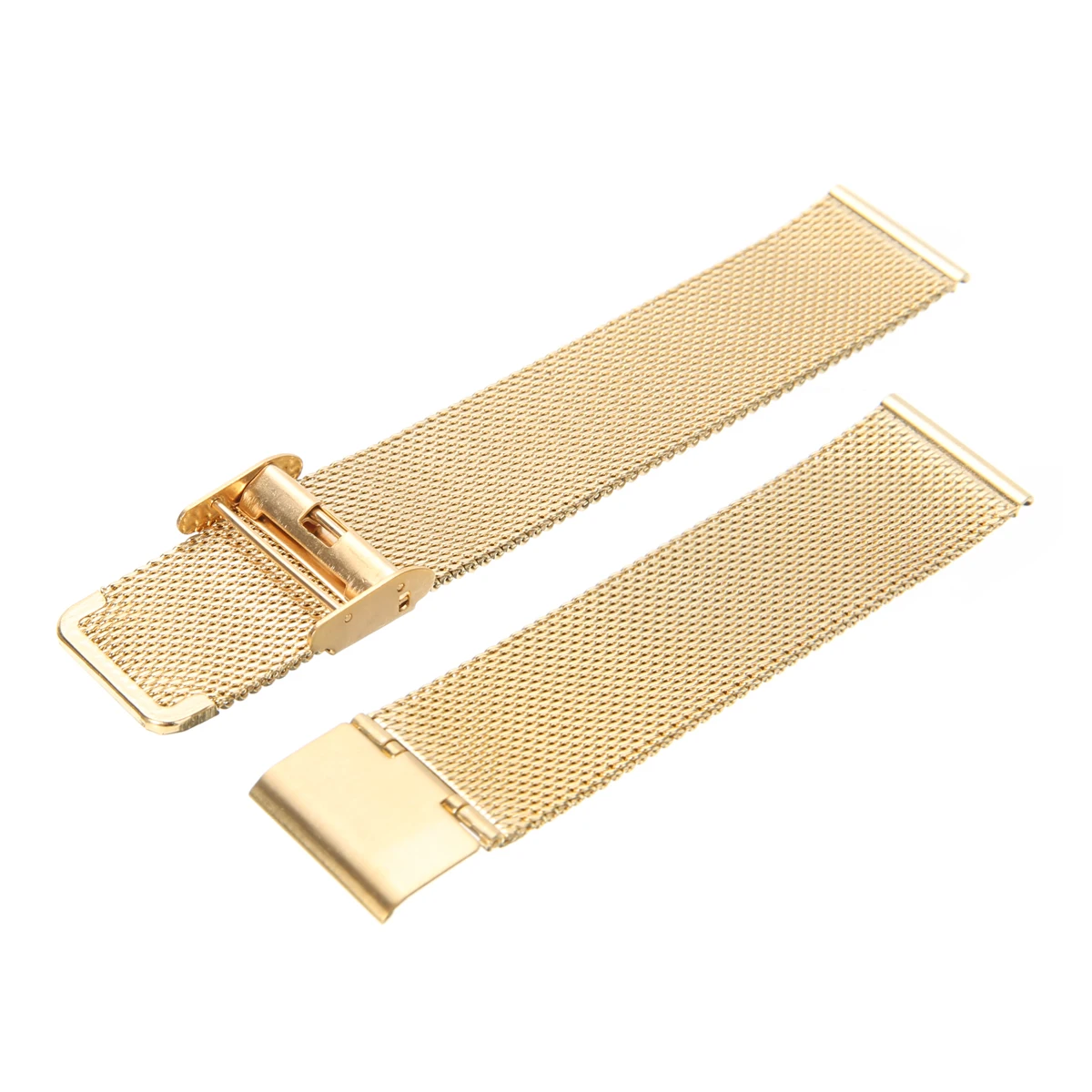 12mm/14mm/16mm/18mm/20mm/22mm/24mm Stainless Steel Watch Strap Straight End Bracelet Mesh Buckle Watch Band 4 Colors Shellhard