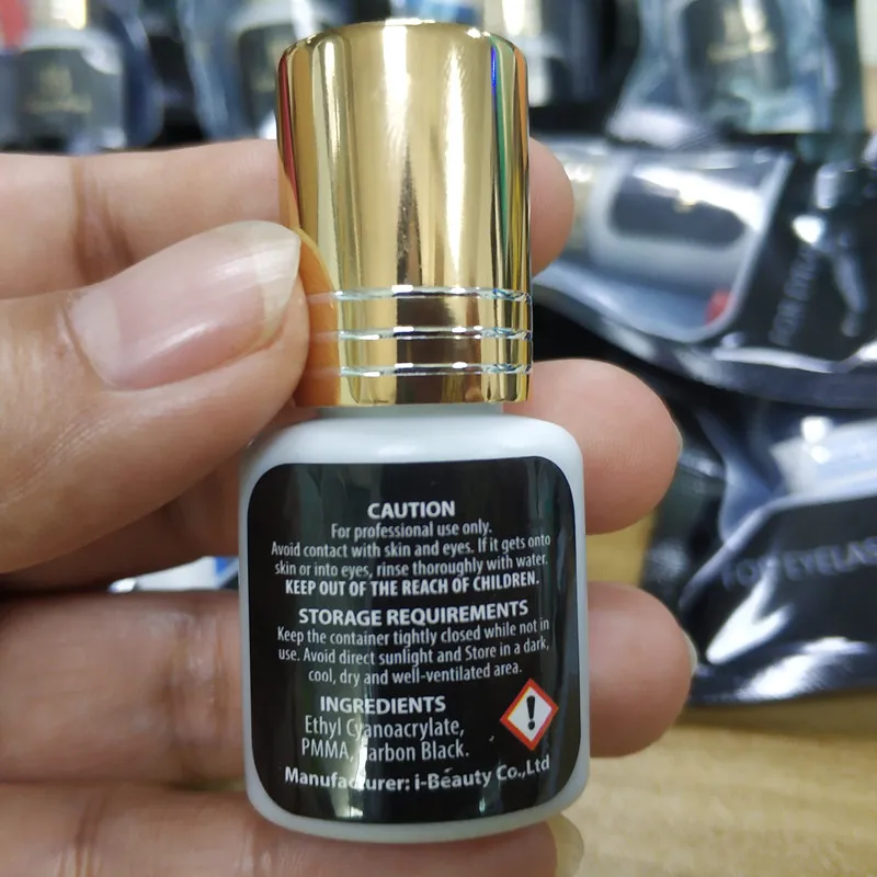IB Super Plus клей для наращивания ресниц оригинальный корейский Ibeauty 5 мл черный