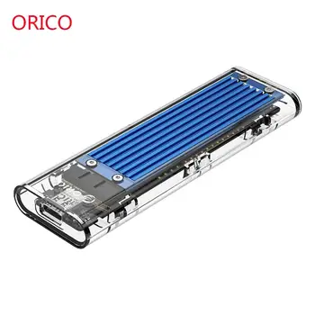 

ORICO Type-C SSD Enclosure 10Gbps M.2 NVMe/SATA Mobile Hard Drive Case External SSD Box Support 2TB for Windows MAC Linux