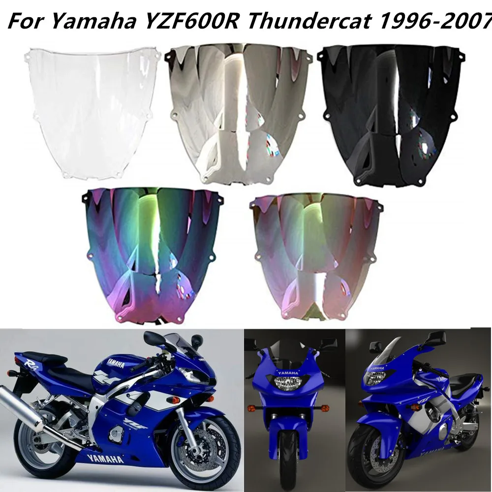 Ветрозащитный экран для мотоцикла Yamaha YZF600R Thundercat 1996 2007|Козырьки от ветра и ветр.