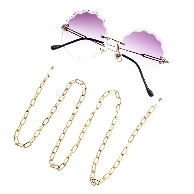 Fashion Woman Sunglasses Chain Cylinder Bead Chain Anti-Falling Glasses Eyeglasses Cord Necklace DJ-412
