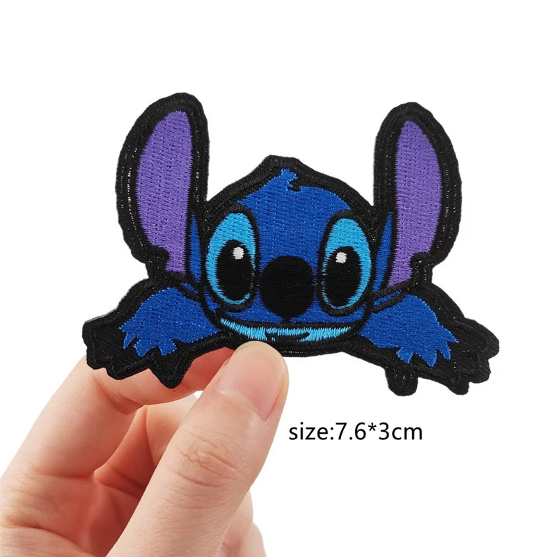 Lilo & Stitch Embroidery Patches Children For Clothing DIY Iron On Stitch Patch Garment stickers embroidery cloth stickers