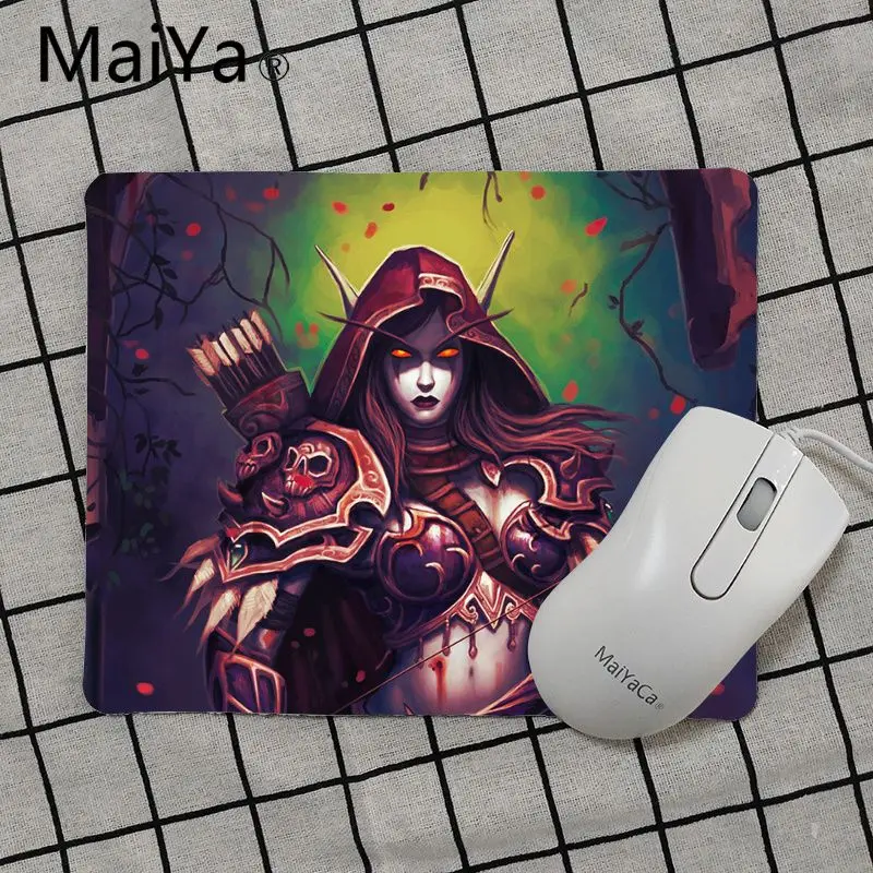 Maiya высокое качество World Of Warcraft Lich King красивый коврик для мышки в стиле аниме подставка под руку мышь - Цвет: No Lock Edge25x29cm