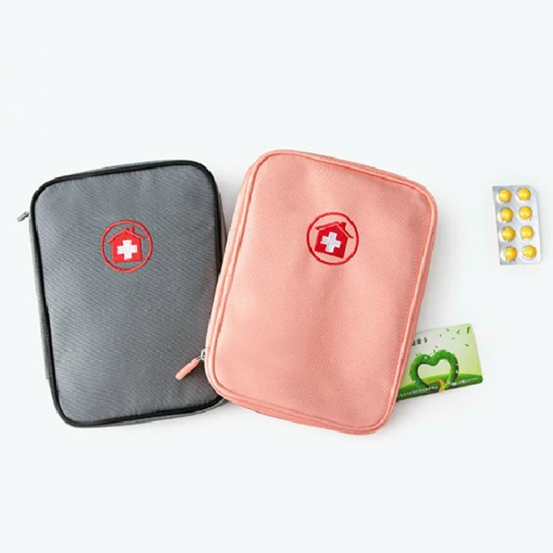 

Mini Outdoor First Aid Kit Bag Portable Travel Medicine Package Emergency Kit Bags Small Medicine Divider Storage Organizer