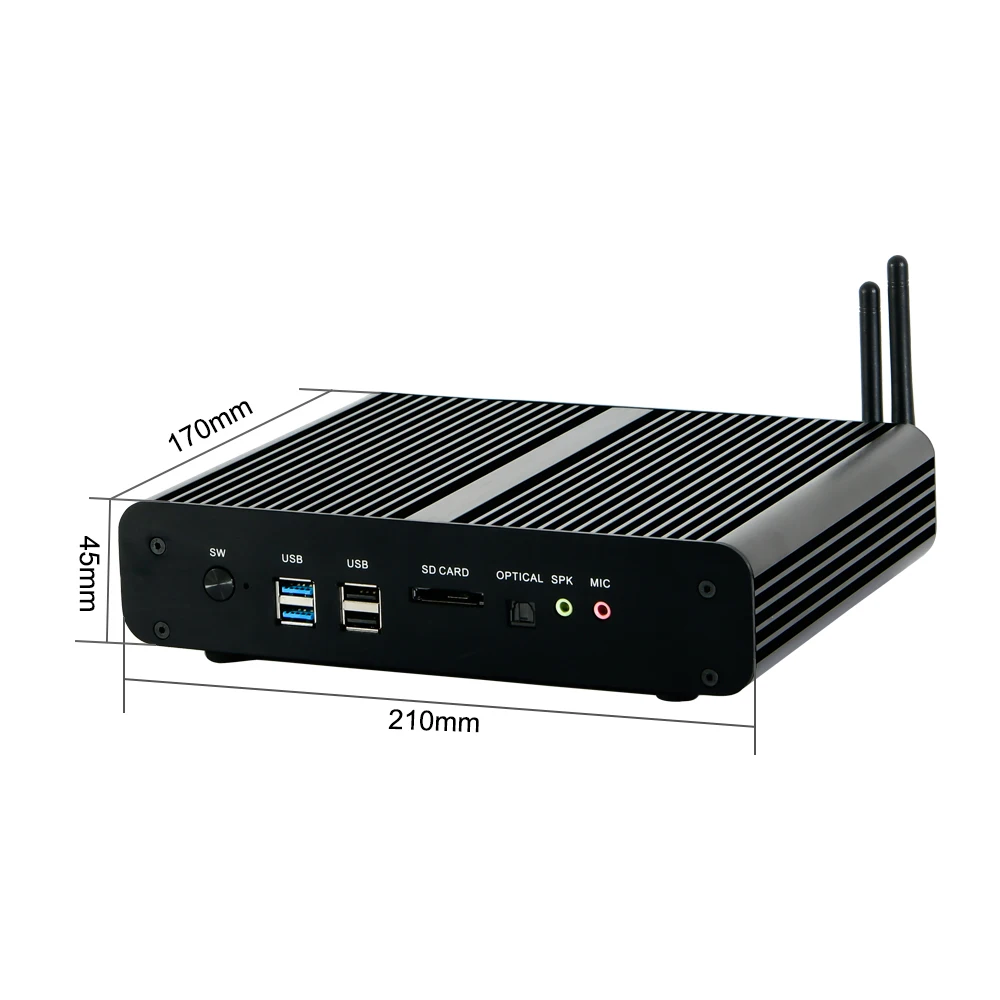 Процессор EGlobal fanless Мини компьютер с процессором Intel Core i7 7560U DDR4 Windows 10 Pro Настольный ПК 2 RJ45 Lan DP HDMI для спортивной экшен-камеры 4k Дисплей SIM SD карты