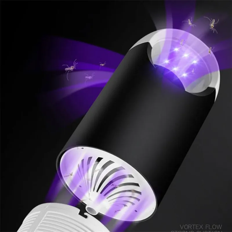 Электроника usb Mosquito Killer лампа Фотокатализ Mute домашняя светодиодная ловушка для насекомых Zapper ловушка противомоскитная лампа без излучения Ligh