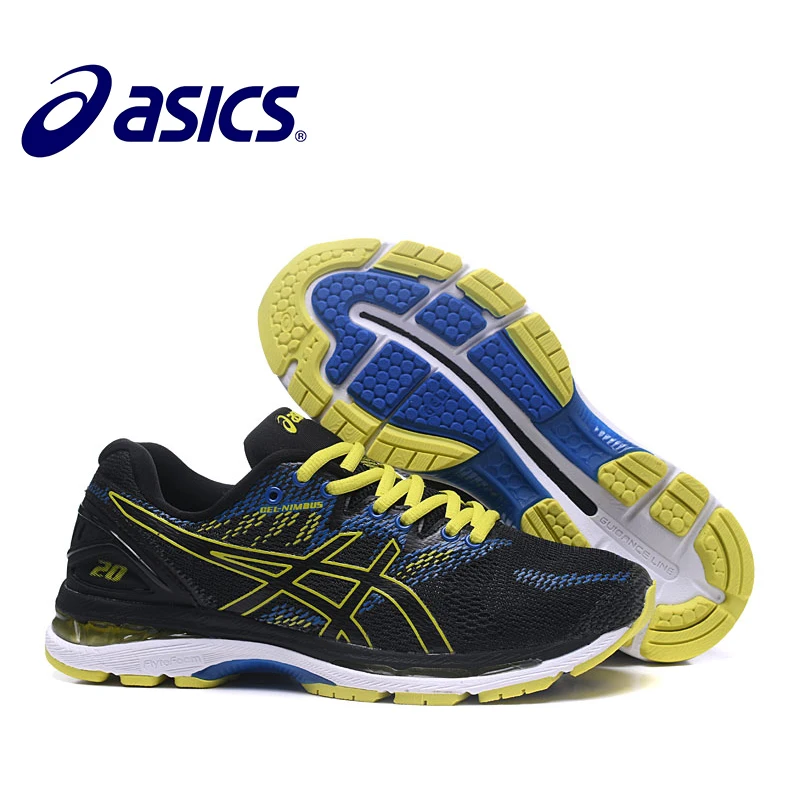 

Original ASICS GEL-Nimbus 20 Men's Running Shoes Breathable Lifestyle Low Stability Marathon Sports Sneakers T800N-9089