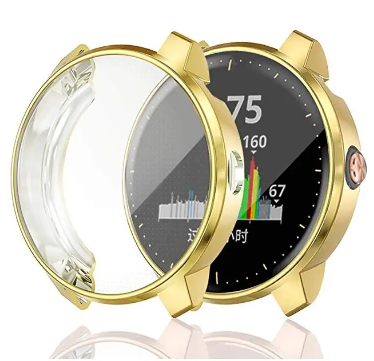 Защитный чехол для Garmin Vivoactive 3 Music Smart Watch из мягкого ТПУ, Ультратонкий Прозрачный чехол, аксессуары для ремешка