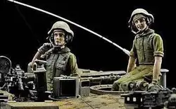 1/35 каучуковая фигурка Израиля Для женщин Танк солдат 2 шт./компл. (без майки) модель Наборы