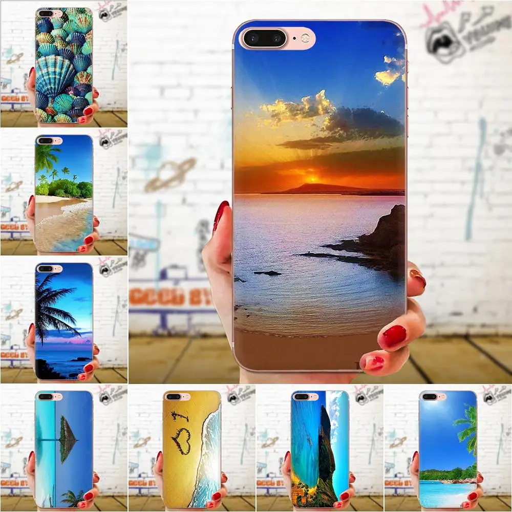 Морской волны пляж спрей океан остров для HTC Desire 530 626 628 630 816 820 830 One A9 M7 M8 M9 M10 E9 U11 U12