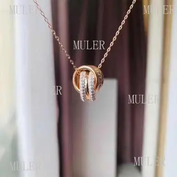 

MULIER 19 New Fashion Double Necklace Clavicle Chain FURTHER Series 5419853 5409696 Gift for mom and girlfriend preferred