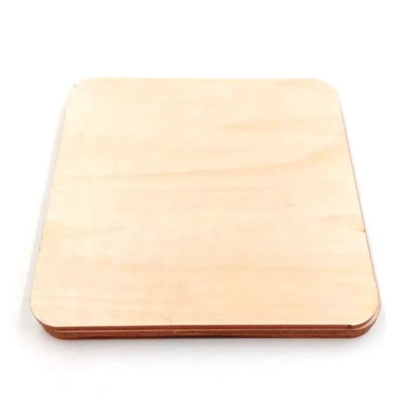 100x деревянные пустые таблички квадратные деревянные кусочки бирки поделки пирография проекты игры Украшение для скрапбукинга 20 мм E65B