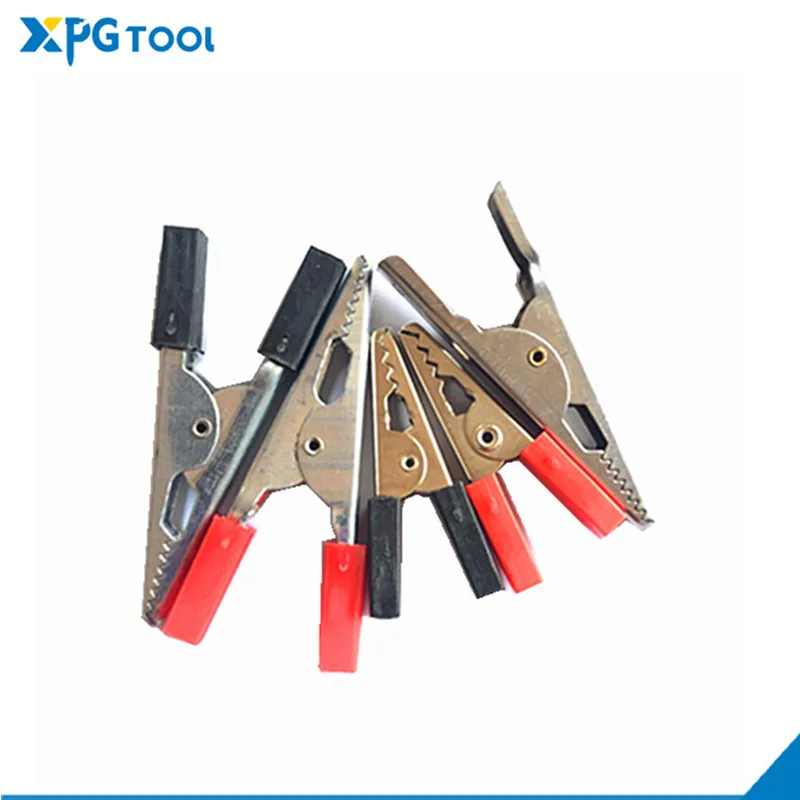 1PC 35MM Nickel plating Small 028 Fish Clip Battery Alligator clip Environmental protection Spot Wiring |