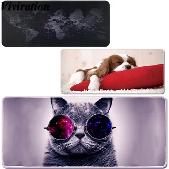 

Custom DIY Laptop Computer Gaming Mouse Pad Speed Locked Edge Mousepad For CS GO LOL Dota Gamer Keyboard Mat Cat Prints Desk Pad