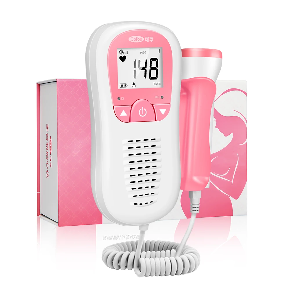 Moniteur électronique de fréquence cardiaque à ultrasons, doppler fœtal,  moniteur de grossesse pour bébé, femmes enceintes, livraison gratuite -  AliExpress