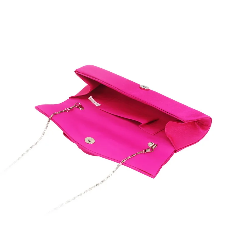Laamei Новая женская модная сумка для сатиновых салфеток, Цветочная вечерняя свадебная сумочка, Сумочка через плечо на цепочке, лето