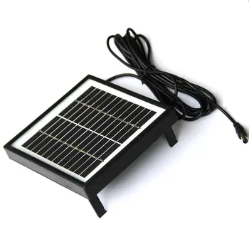 

2W 12V polycrystalline solar panel laminate glass panel with border DC3M cable solar garden panel