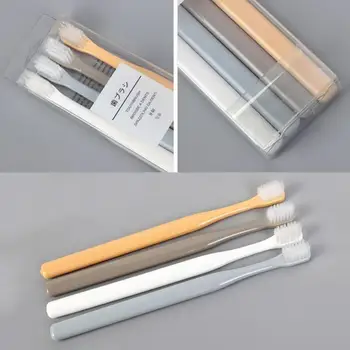 

4 pcs/set Soft Bristle Small Head Toothbrush Multi-Color Tooth Brush Portable Travel Eco-friendly Brush Tooth Care Oral Hygiene