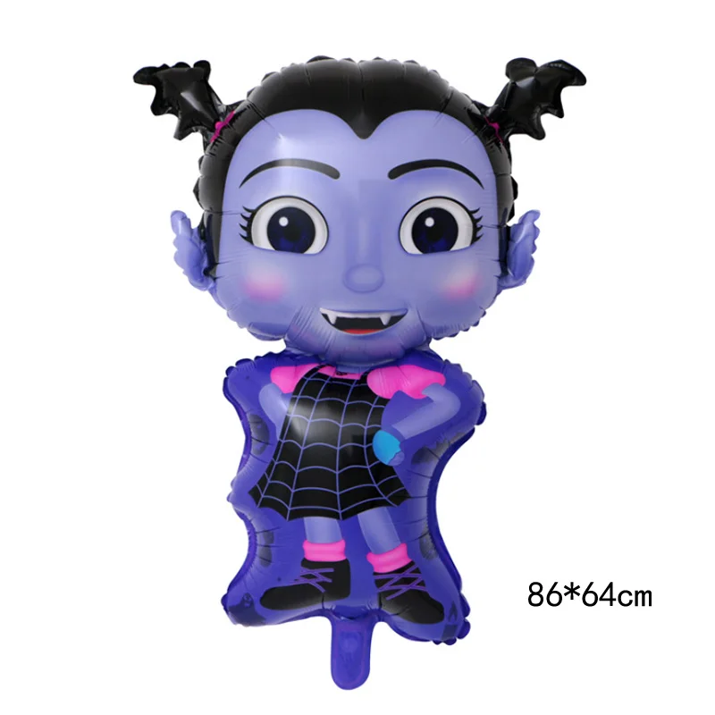 Vampirina девушка одноразовая посуда бумажные тарелки торт Топпер для девочек детский душ вечерние поставки Свадебные Рождественские украшения - Цвет: B090