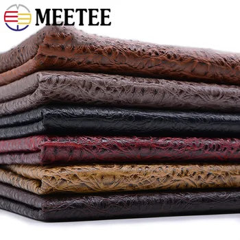 

Meetee 50X138cm Crocodile PU Synthetic Leather Sofa Handbag Artificial Imitation Leather Handmade DIY Fabric Accessories AP658