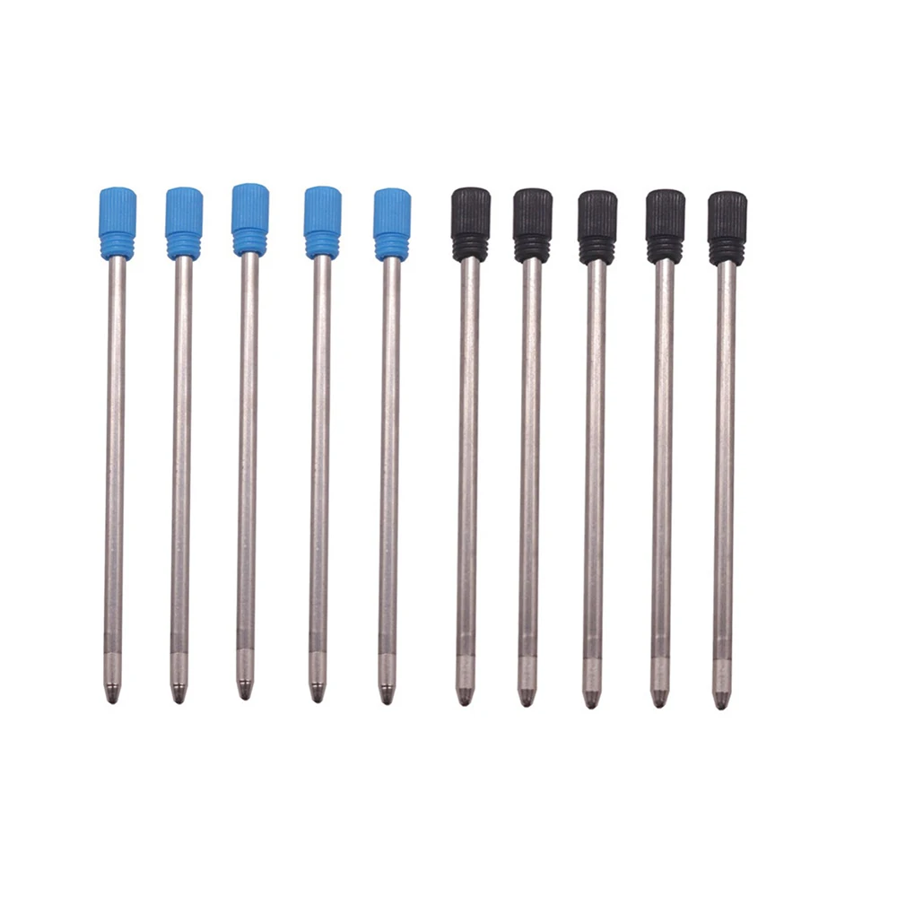 30 шт металлический наполнитель 0,7 мм шариковая ручка запасная металлическая длина 70 мм с использованием емкостной ручки синий и черный на выбор
