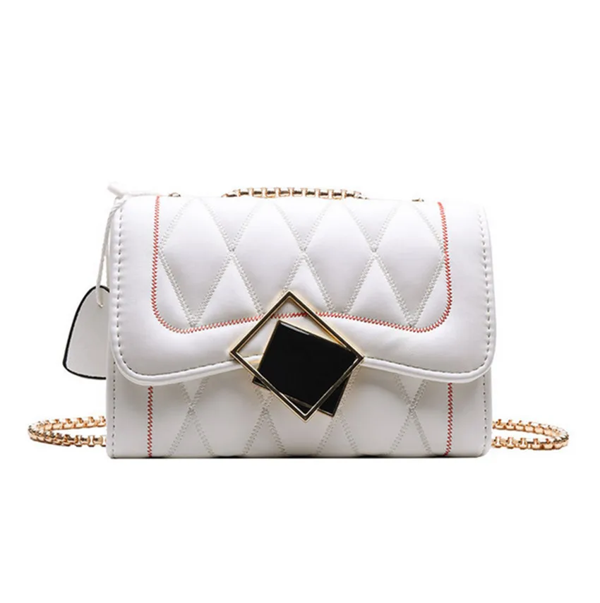 

2019 New Bag Female Small Square Bag Chain Bag