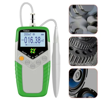 

Digital Permanent Magnet Tesla Meter Gauss Meter Gaussmeter Surface Magnetic Field Tester 2% Accuracy TD8620
