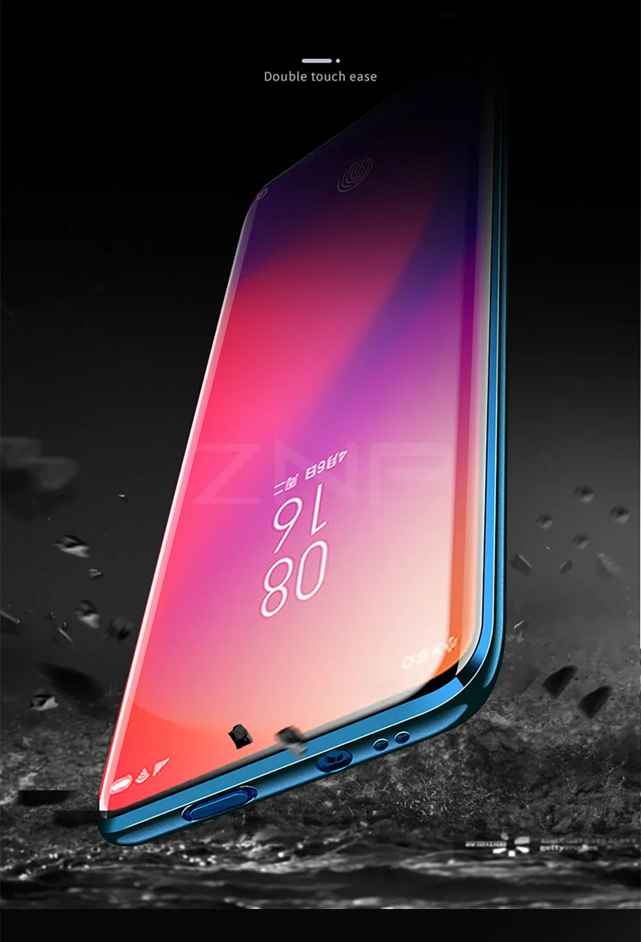 ZNP Магнитный адсорбционный металлический чехол для телефона для Xiaomi 8 9 SE 9T Pro двухсторонний стеклянный Магнитный чехол для Redmi Note 7 K20 Pro чехол s