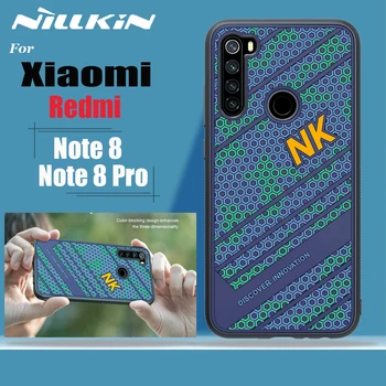 

for Xiaomi Redmi Note 8 Note8 Pro Case NILLKIN Striker 3D Texture TPU Silicone Soft Back Cover Case on Redmi Note 8 Pro Funda