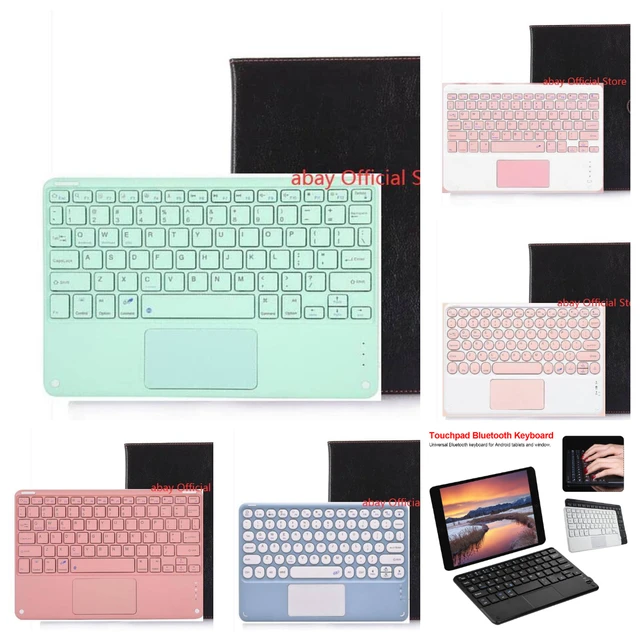 Funda Con Teclado Inalámbrico Bluetooth Para Tablet 10,1 - 10,8