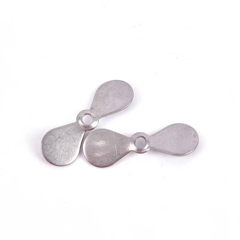 

10pcs Stainelss Steel Propeller Blade for Fishing Lure / Popper / Spinner Bait