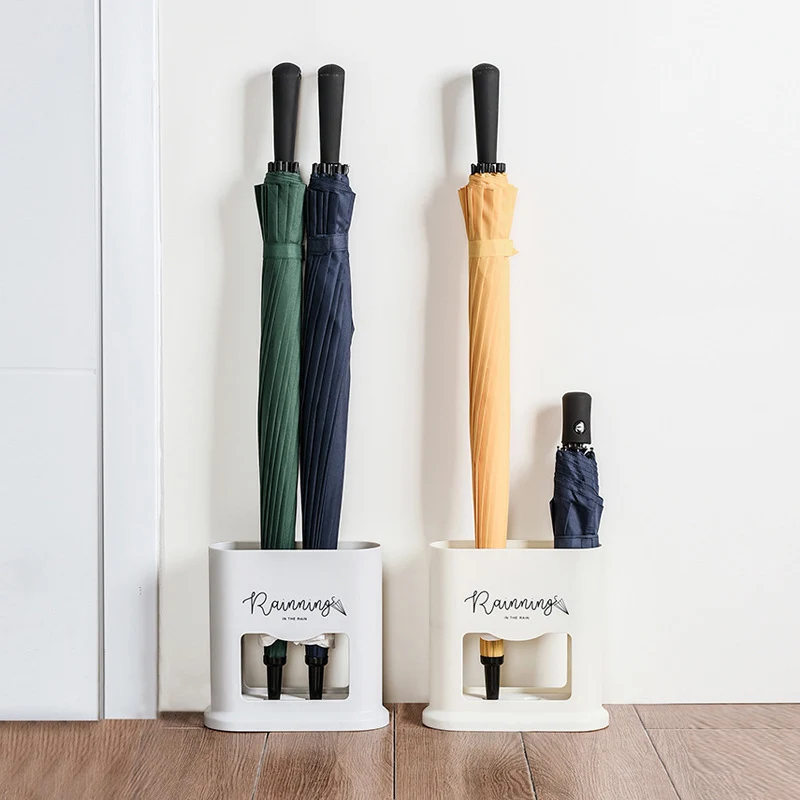 

Creative drain umbrella stand Simple fashion home entrance porch place umbrella storage rack umbrella placed shelf